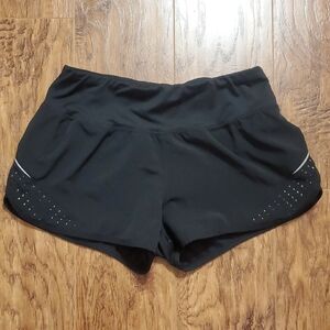 Champion Black Athletic Shorts with Streamlined Design